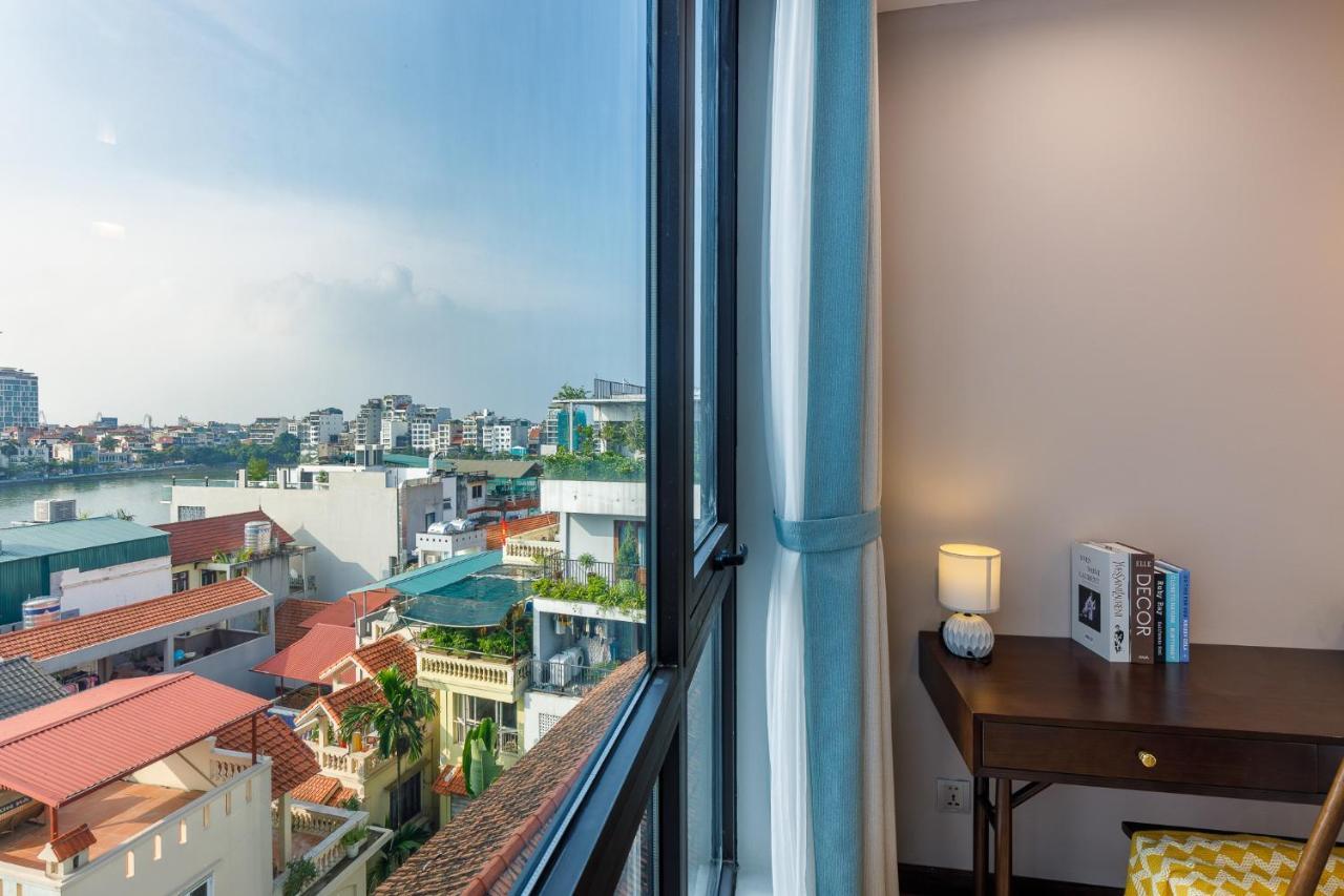 Margaery Boutique Apartment & Skyon9 Rooftop Bar Hanoi Exterior foto