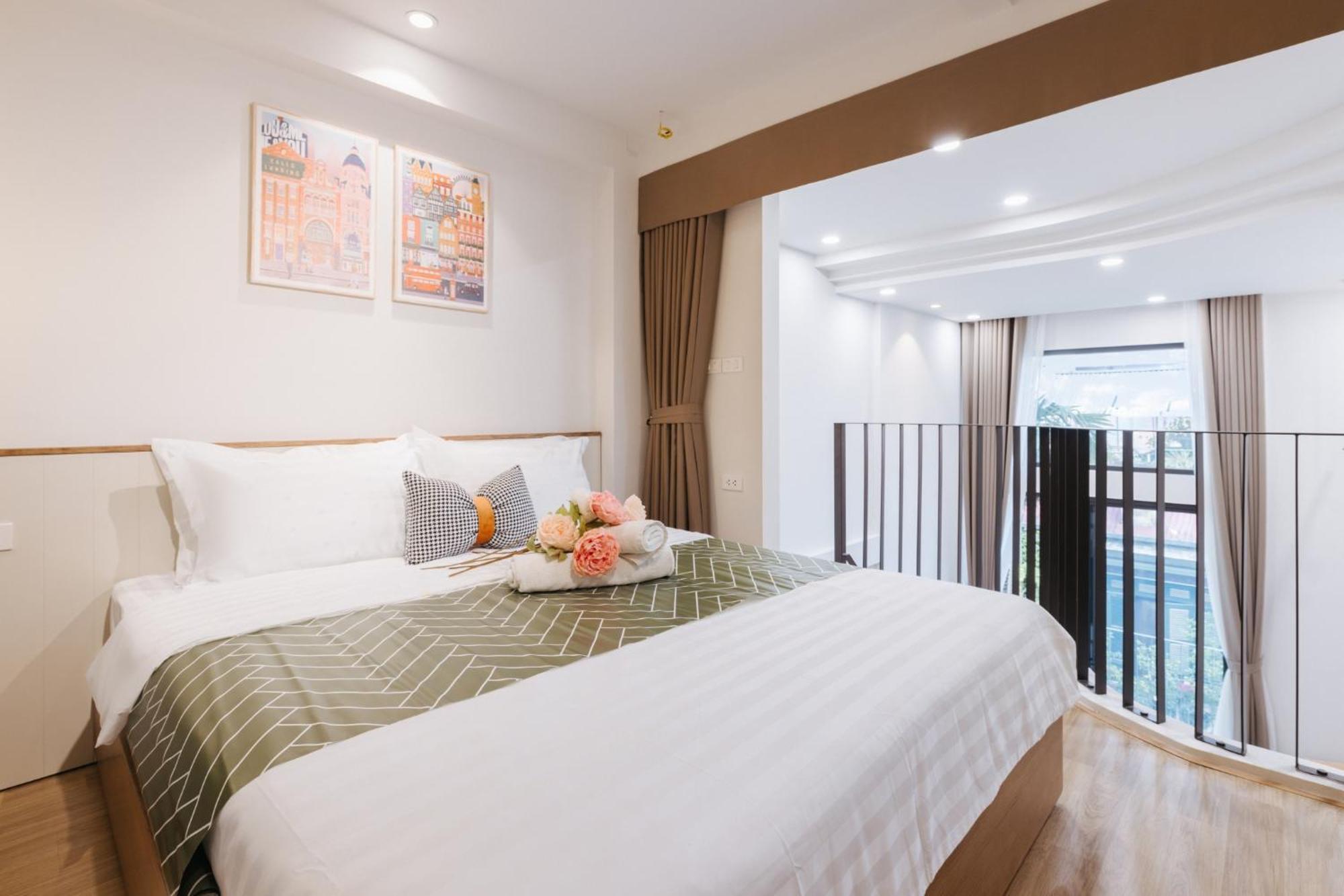 Margaery Boutique Apartment & Skyon9 Rooftop Bar Hanoi Exterior foto