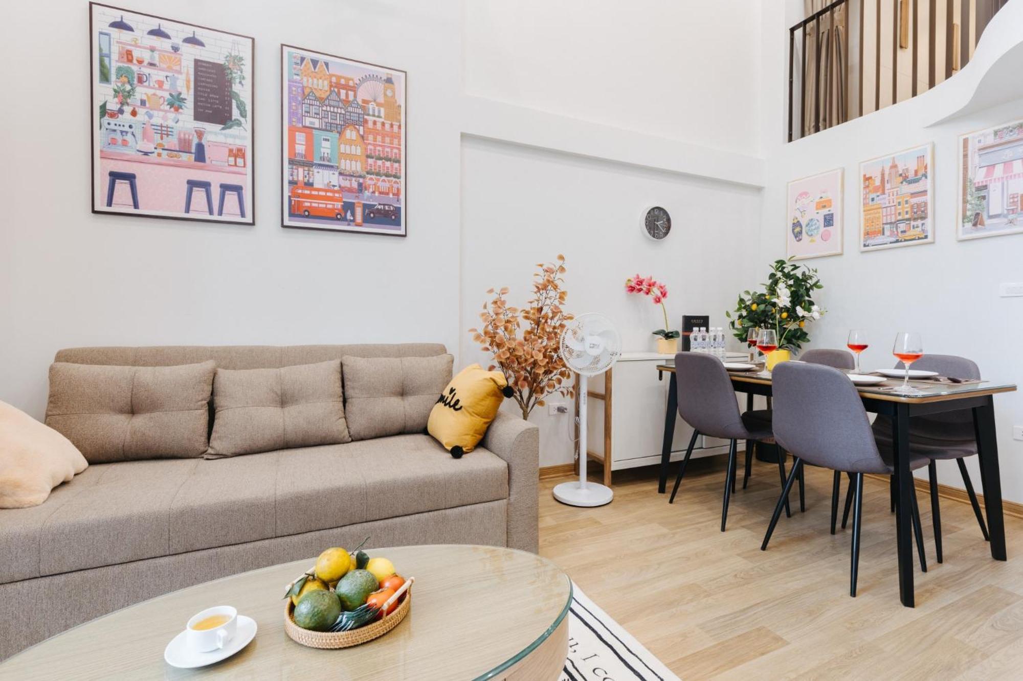 Margaery Boutique Apartment & Skyon9 Rooftop Bar Hanoi Exterior foto