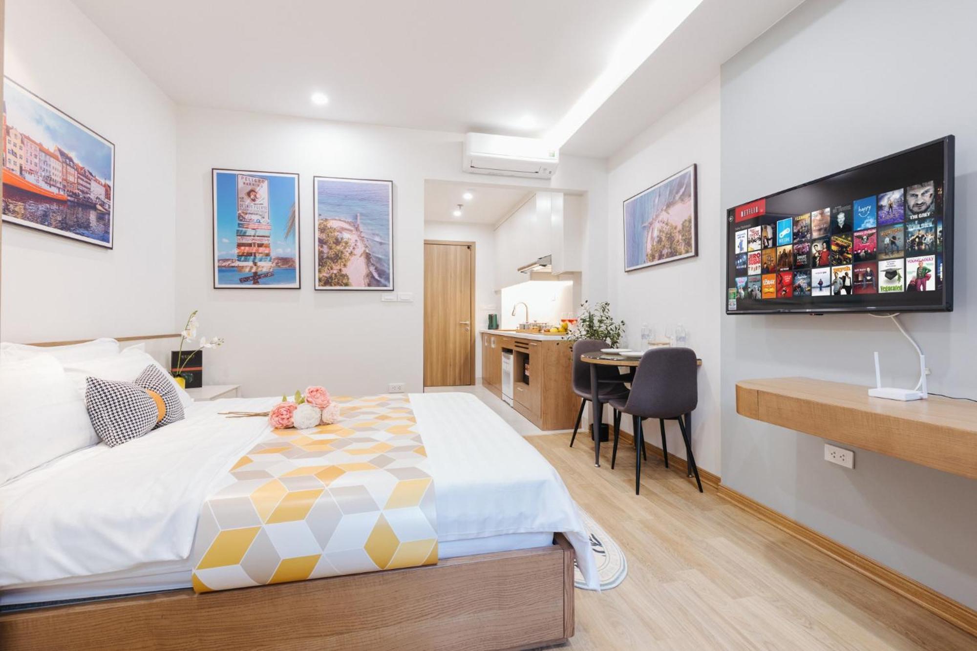 Margaery Boutique Apartment & Skyon9 Rooftop Bar Hanoi Exterior foto
