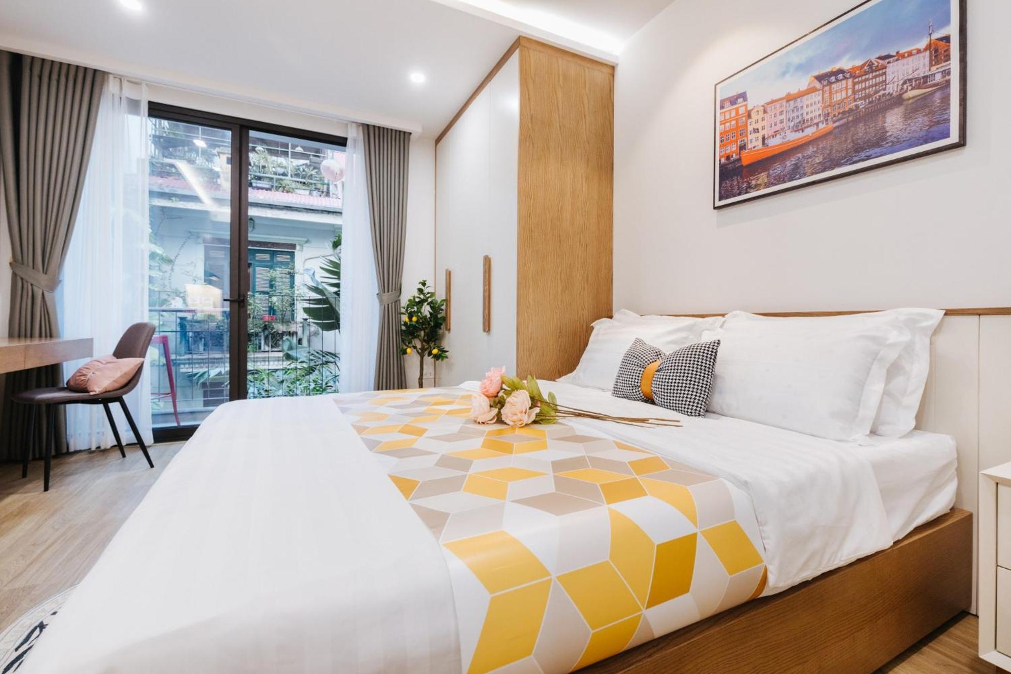 Margaery Boutique Apartment & Skyon9 Rooftop Bar Hanoi Exterior foto