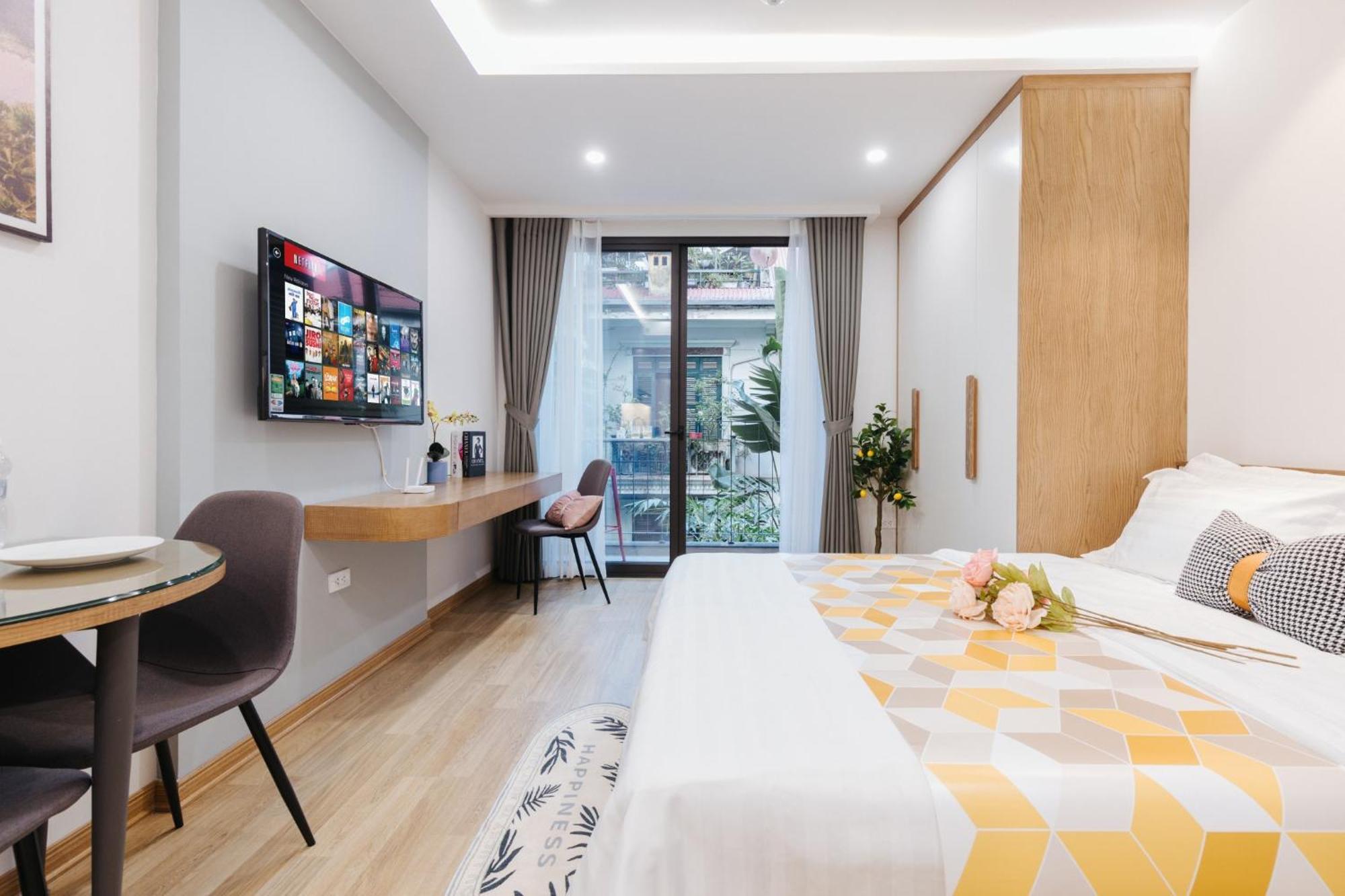 Margaery Boutique Apartment & Skyon9 Rooftop Bar Hanoi Exterior foto